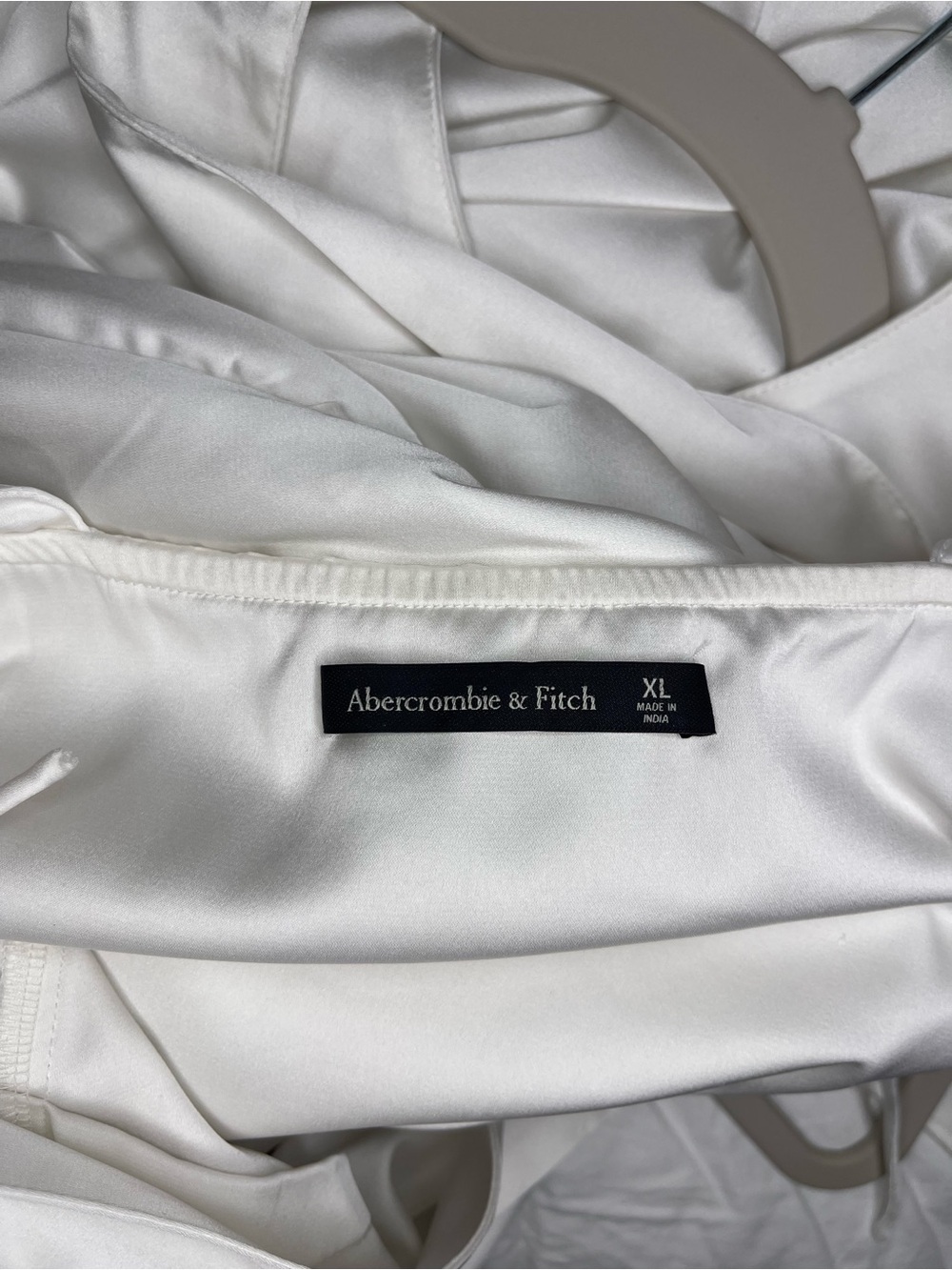 Abercrombie & Fitch White Draped Skirt Maxi Dress - Picture 5 of 5